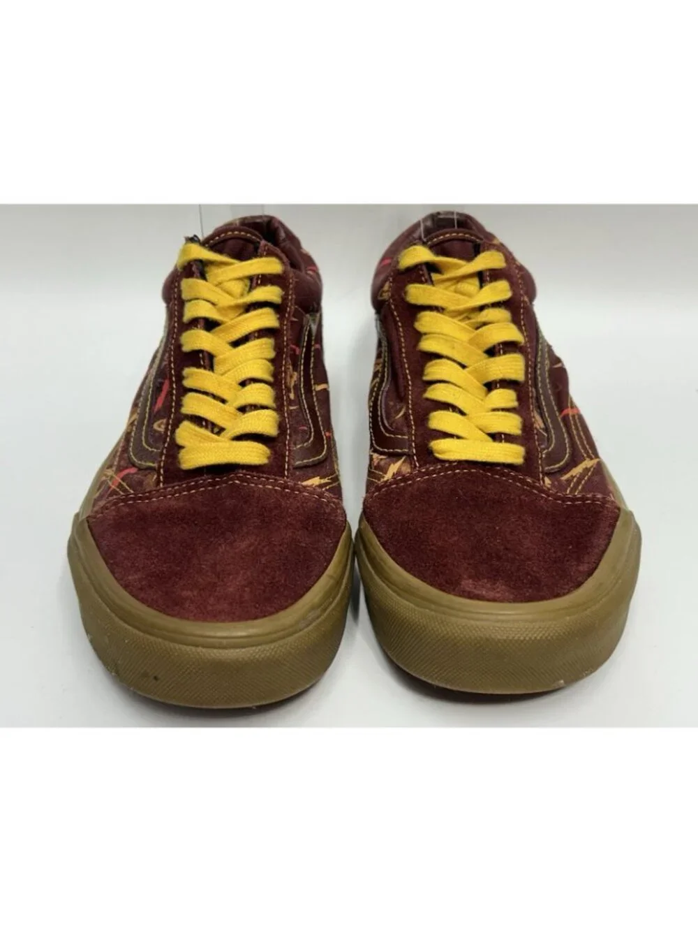 Vans x Vivienne Westwood Anglomania Low Maroon Sneakers Shows M8 W9.5 Y2K Retro